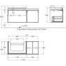 Тумба под раковину GEBERIT CITTERIO 500.562.JI.1 120 см
